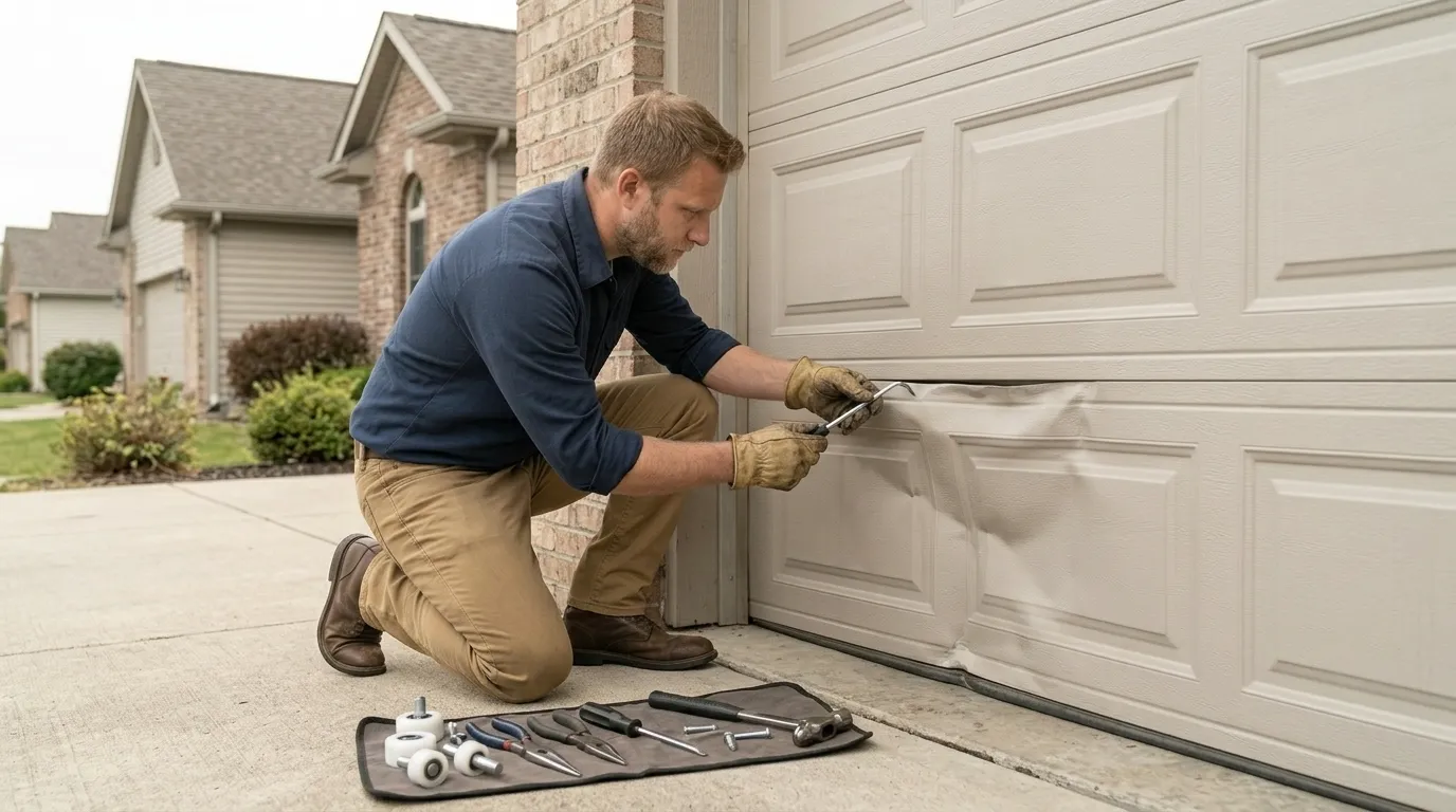 Garage Door Repair for Lakewood's 1950s Housing Stock in Huntington Beach