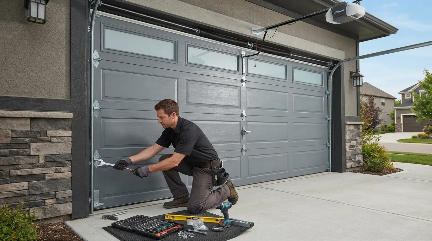New Garage Door Installation for Cerritos Homes in Huntington Beach