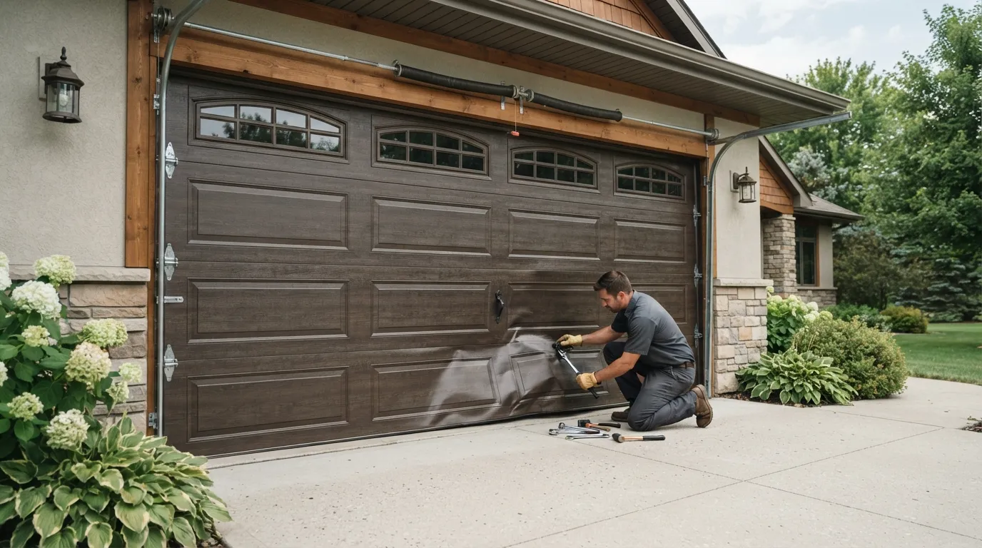 Panel Replacement for Carson's Mid-1960s Garage Doors in Huntington Beach