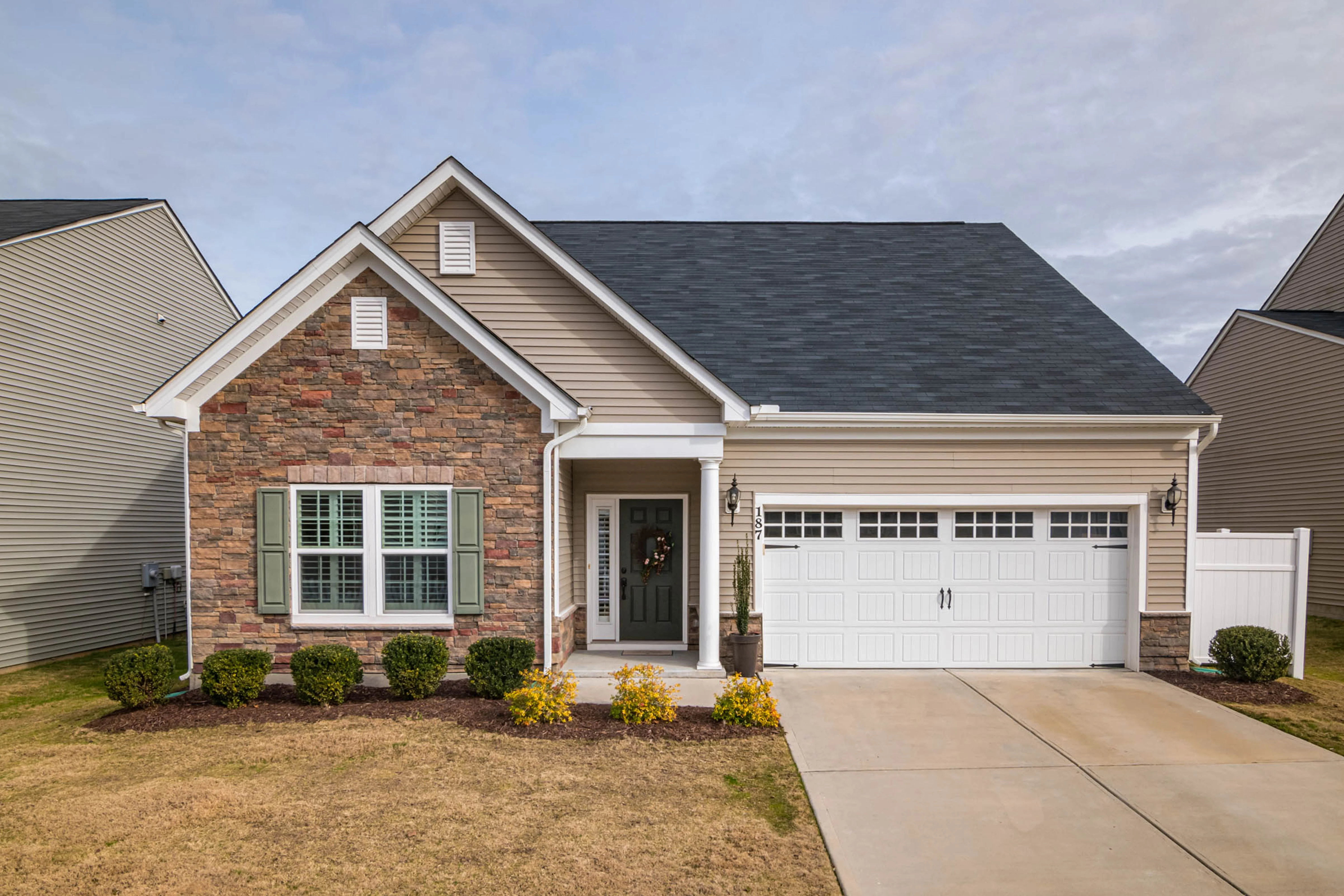 Residential garage door in Cypress