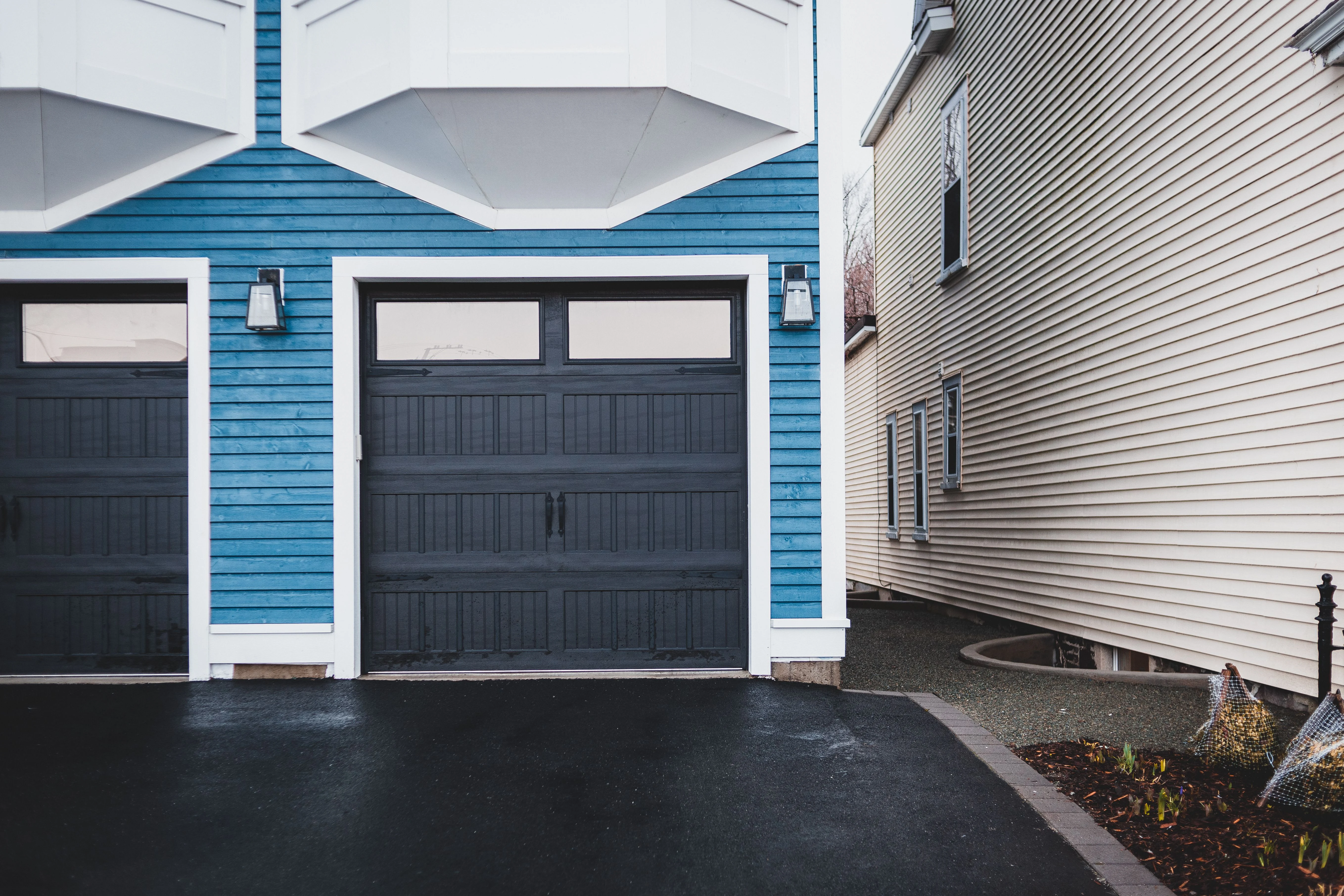 Residential garage door in Placentia