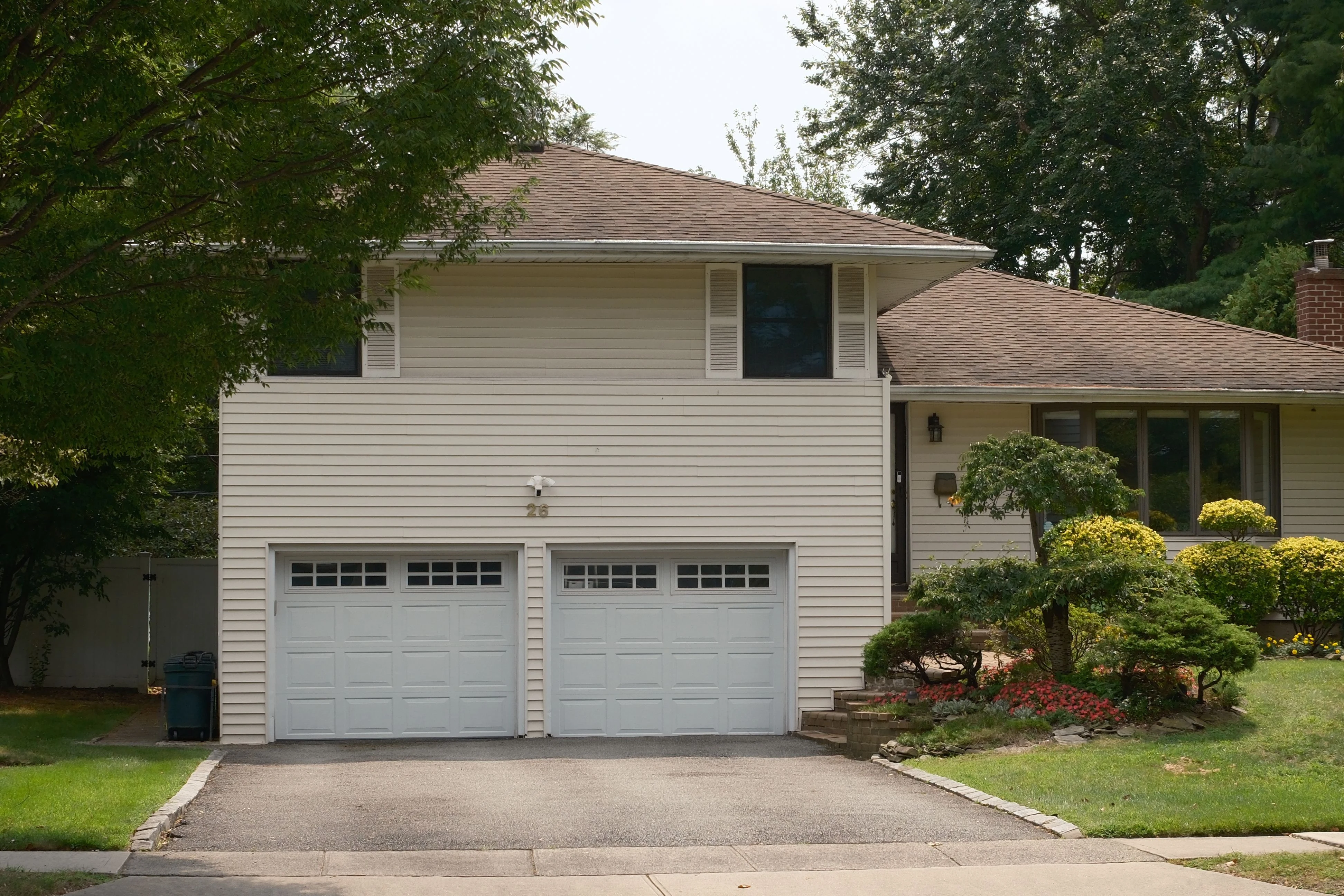 1960s and 1970s Huntington Beach California home with attached garage
